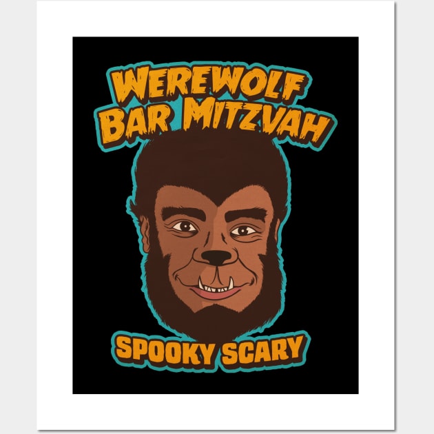 Werewolf Bar Mitzvah Wall Art by kickpunch